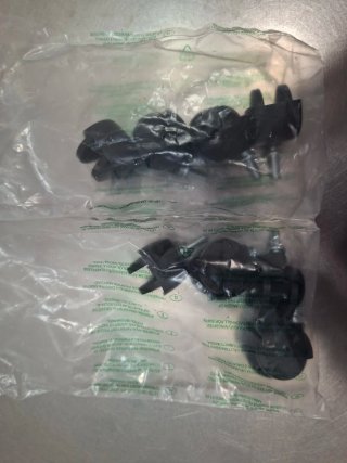 Lote 8 Ruedas Giratorias Negras