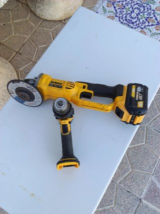 AMOLADORA DEWALT DCG412 Y TALADRO DEWALT DCD778