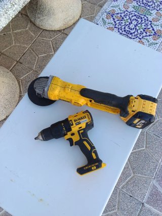 AMOLADORA DEWALT DCG412 Y TALADRO DEWALT DCD778