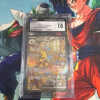 Alakazam ex 151 - 201/165 - CGC 10 GEM MINT