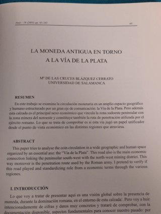 Revista ANAS sobre la Vía de la Plata
