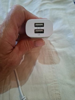 Adaptador de pared con cables USB c/cables