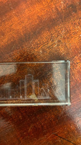 Souvenir Skyline Londra in Vetro