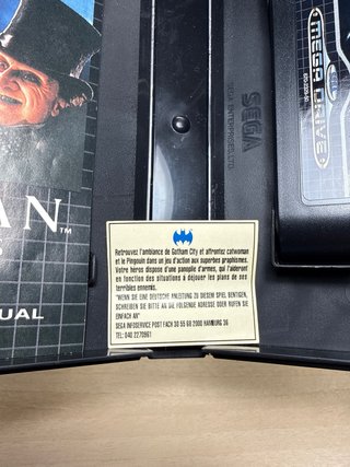 Batman Returns SEGA Master System CIB