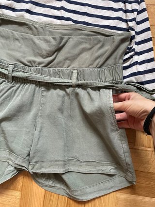 Conjunto pantalón corto y camiseta premama