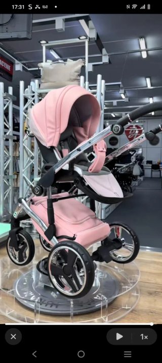 Cochecito Bebé Junama Rosa