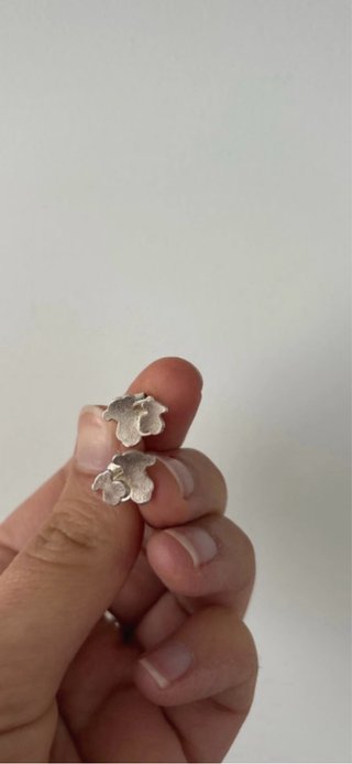 Pendientes Oso Tous Plata