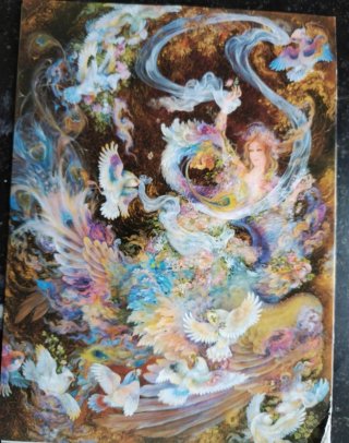 Carte Postali Persiane Calligrafia Iraniana