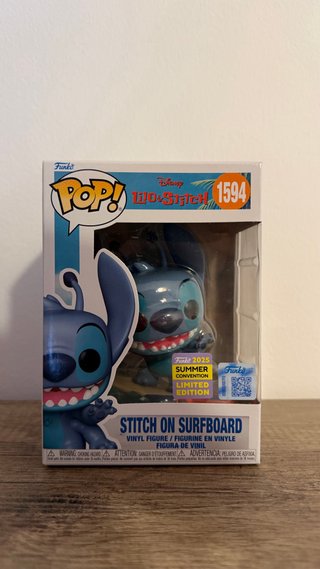 Funko Pop! Stitch on Surfboard 1594