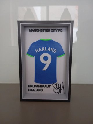 Cuadro Camiseta Haaland Manchester City FC