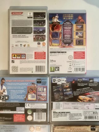 Lote 6 Jogos PSP, Switch, Nintendo DS