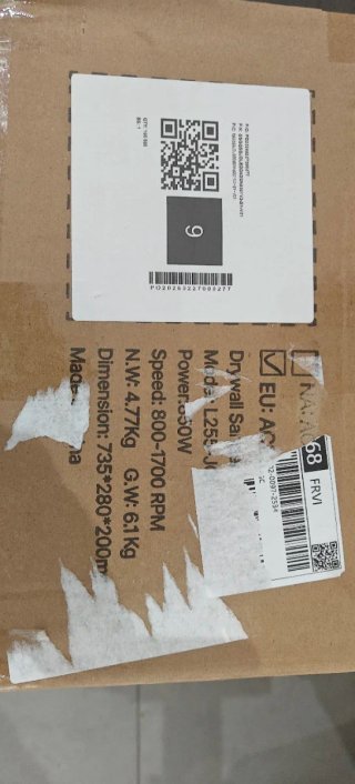 Lijadora de pared Vevor con manguera 2m