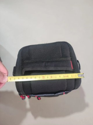 Custodia per Fotocamera Reflex Nero e Rosso