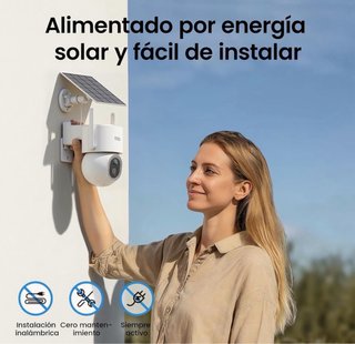 Cámara Solar Aosu 4K Ultra HD