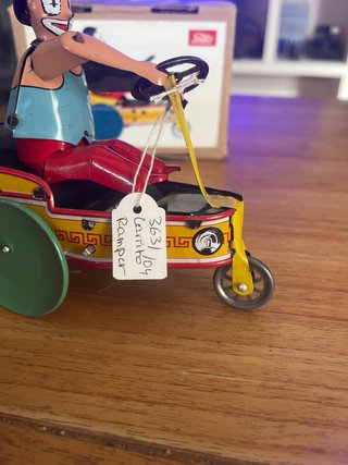 Payaso triciclo a cuerda Leye 1905 con caja
