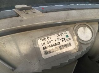 Intermitente delantero 13367143 opel astra j 55045