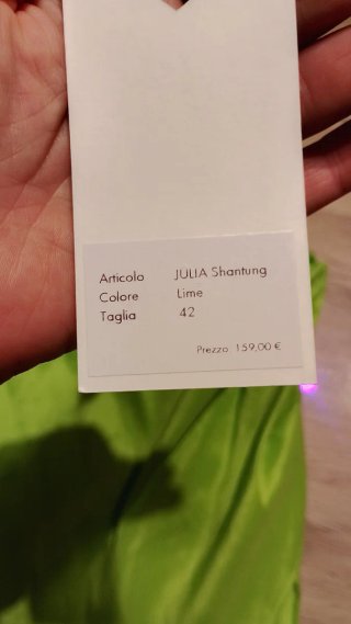 Abito lime elegante
