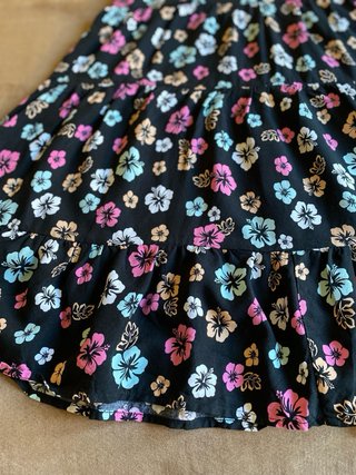 Vestido Clockhouse floral tirantes talla 44