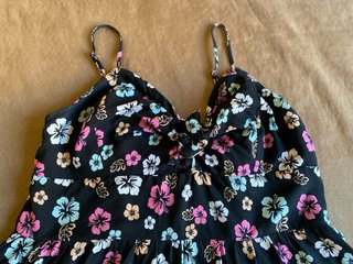 Vestido Clockhouse floral tirantes talla 44