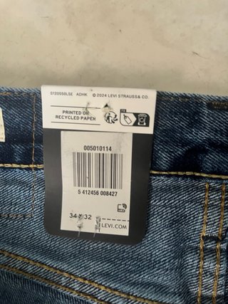 Jean’s Levi’s Blu scuro taglia 34 Uomo