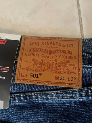 Jean’s Levi’s Blu scuro taglia 34 Uomo
