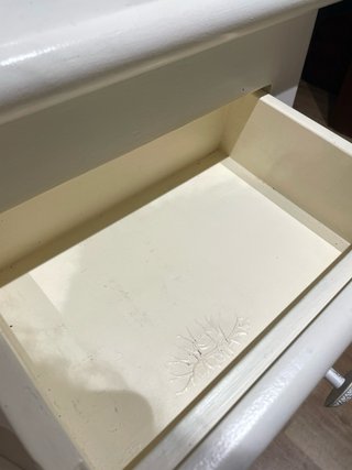 Mueble de entrada madera maciza restaurado