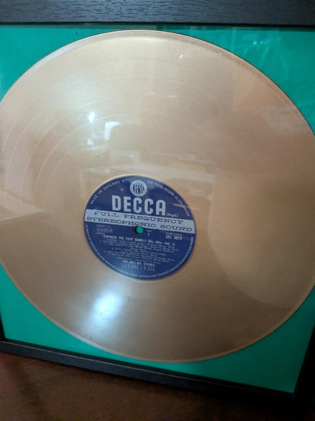 Disco de Oro LP The Rolling Stones