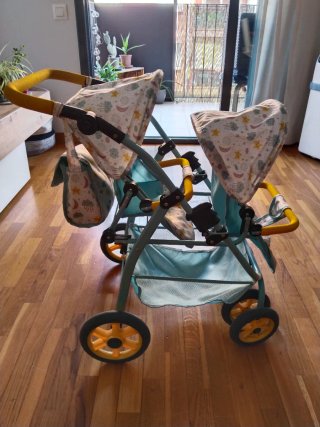 Carrito de muñecas doble