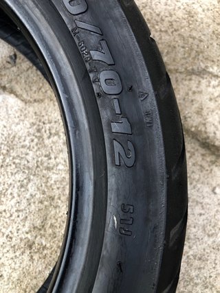 Neumáticos Scooter 120/70-12 y 130/70-12