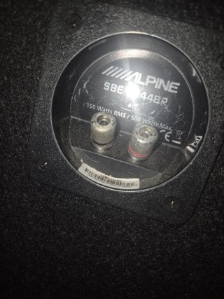 Subwoofer Alpine con Amplificador renegade Car Aud