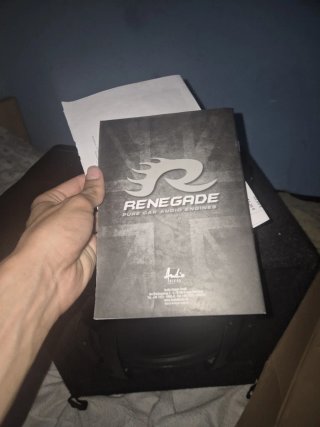 Subwoofer Alpine con Amplificador renegade Car Aud