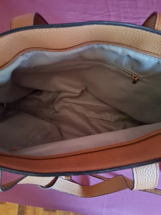 Bolso Shopper de Mujer Marrón Claro.