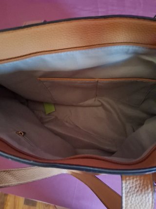 Bolso Shopper de Mujer Marrón Claro.