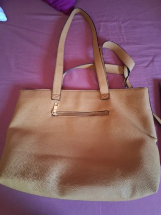 Bolso Shopper de Mujer Marrón Claro.