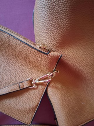 Bolso Shopper de Mujer Marrón Claro.