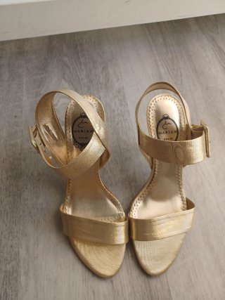 Sandalias tacon mujer N.38