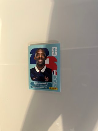 Cromo de Dembele Panini mundial
