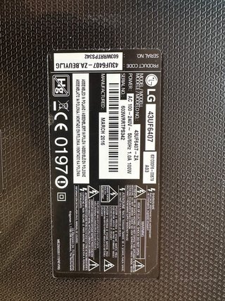 LG Smart TV 43 Rota
