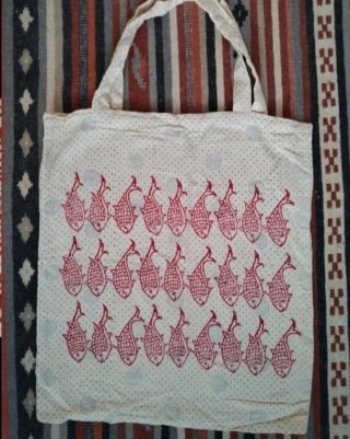 Bolso tote blockprint persa