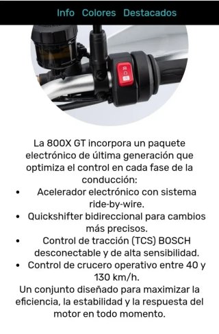 8 2026 VER DESCRIPCIÓN  OFERTA KOVE 800GT PRO X/RA