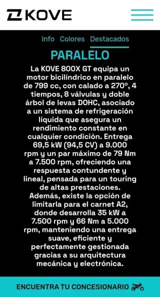8 2026 VER DESCRIPCIÓN  OFERTA KOVE 800GT PRO X/RA