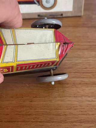 Coche carreras PAYÁ 1905 hojalata con caja