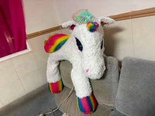 Peluche Unicornio Gigante Arcoíris