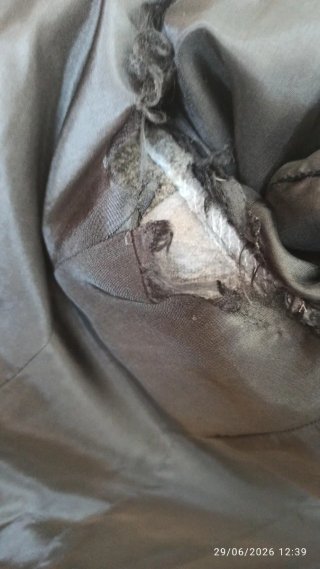Abrigo Zara Gris Talla M