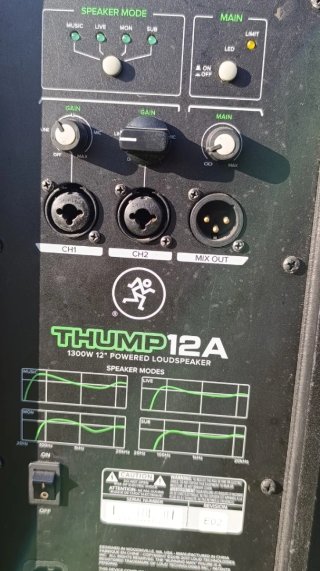 Altavoces Mackie Thump 12 A