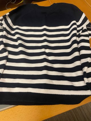 Jersey niño Zara rayas azul y blanco