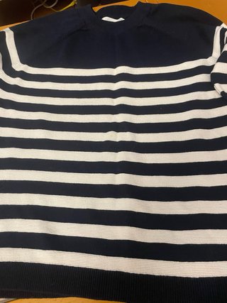 Jersey niño Zara rayas azul y blanco