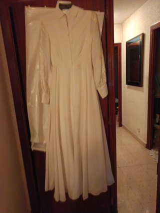Traje de Novia Vintage Años 70-80