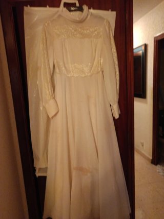 Traje de Novia Vintage Años 70-80