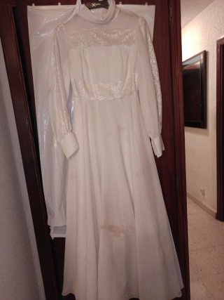 Traje de Novia Vintage Años 70-80